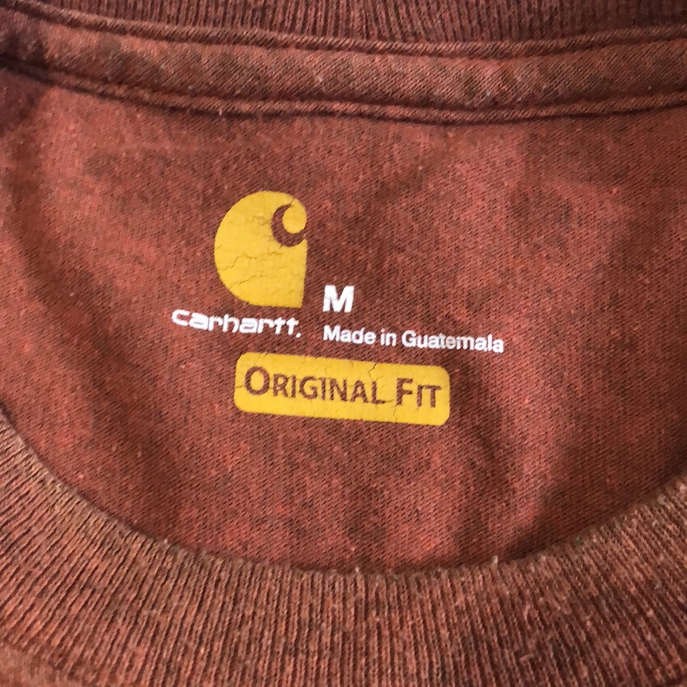 Carhartt Rust Like Color tee Size M - Picture 5 of 8